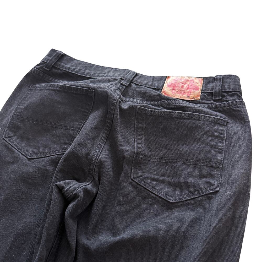 PJ Mark Black Straight Leg Jeans Men’s 38x34 Baggy Y2K Denim